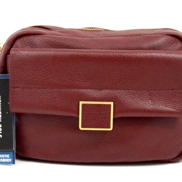 Kenneth Cole New York Christie Leather Crossbody - Picture 1 of 6